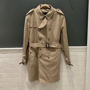 Frank Stella removable lining storm trench coat